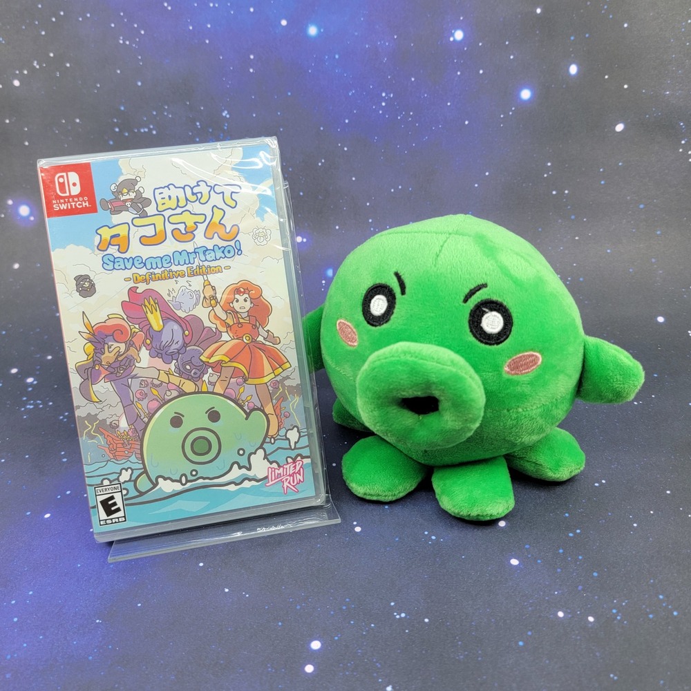 Save Me Mr Tako Definitive Edition Nintendo Switch Limited Run Games #147 Plush